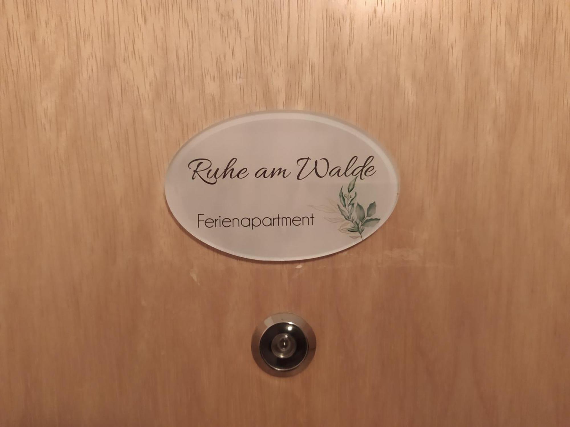 Ruhe Am Walde Lejlighed Meschede Eksteriør billede